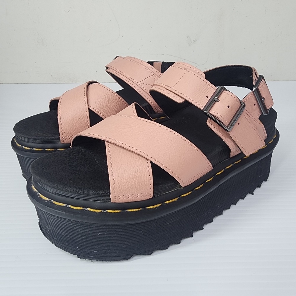 Dr. Martens Blush Pink Platform Sandals